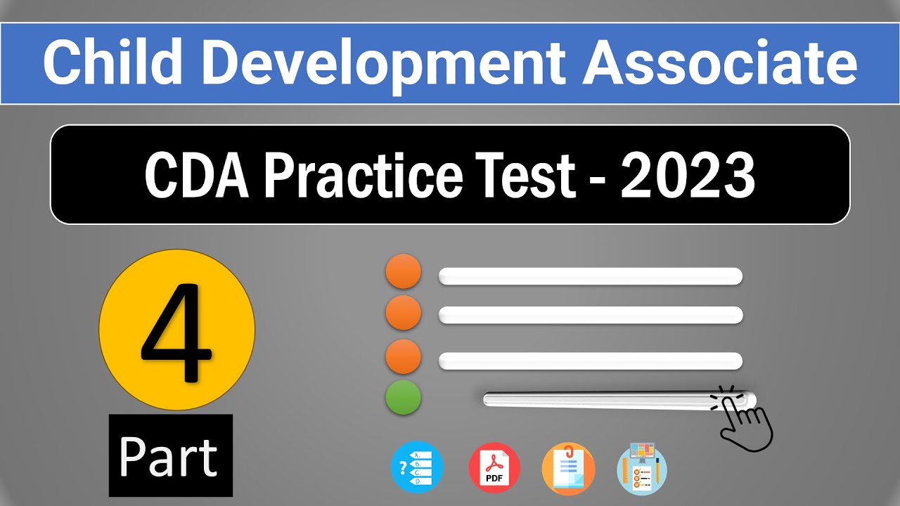 CDA Practice Test 2023 Part 4 Child Development Associate CDA Credential Program 25 Questions Answer