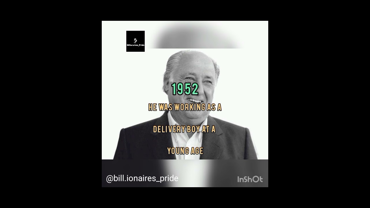 Amancio Ortega Co-founder of Inditex parent chain of ZARA