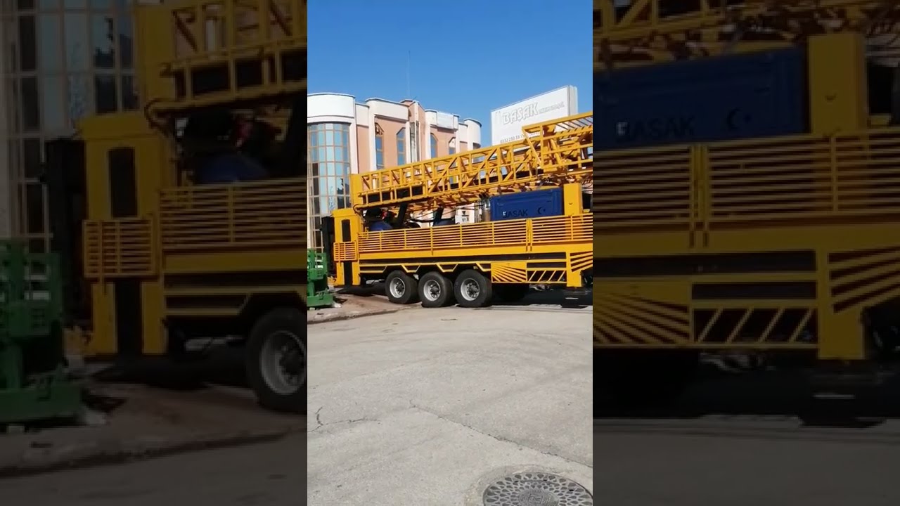 #شاهد آلة حفر ابار عملاقة 1200 متر