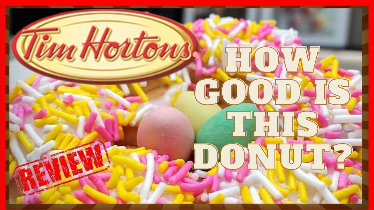 How good is the Tim Hortons MINI EGG DREAM donut?!