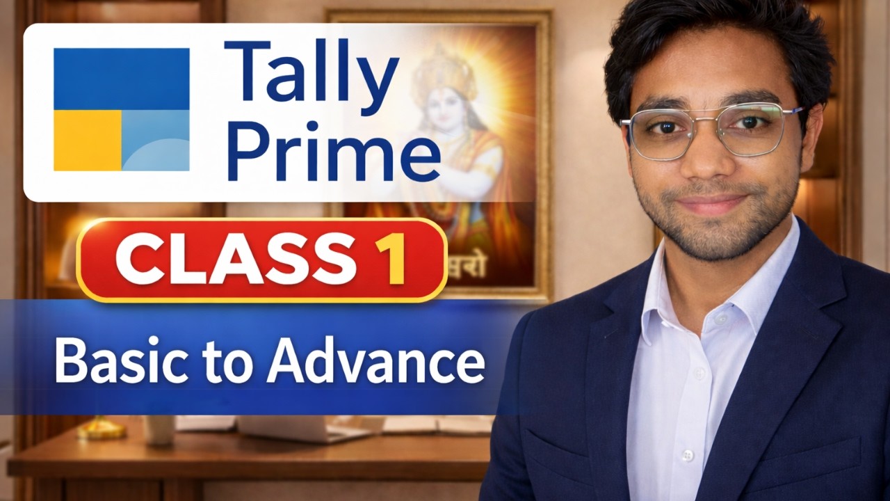 Tally Prime Class 1 | Basic to Advance Course (Daily Series) | Hindi | Himanshu Sir