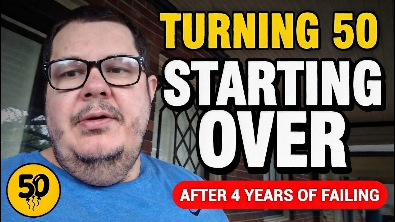 Turning 50: Starting Over on YouTube After 4 Years of Failing