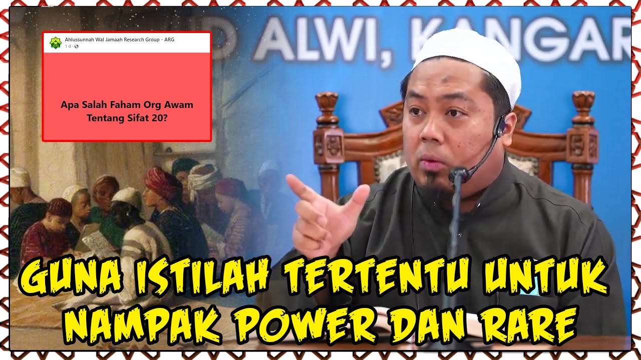 Jauhi Pengajian Seperti Ini ! Apakah Masalah Yang Akan Dihadapi Orang Awam Jika Belajar Sifat 20 ?