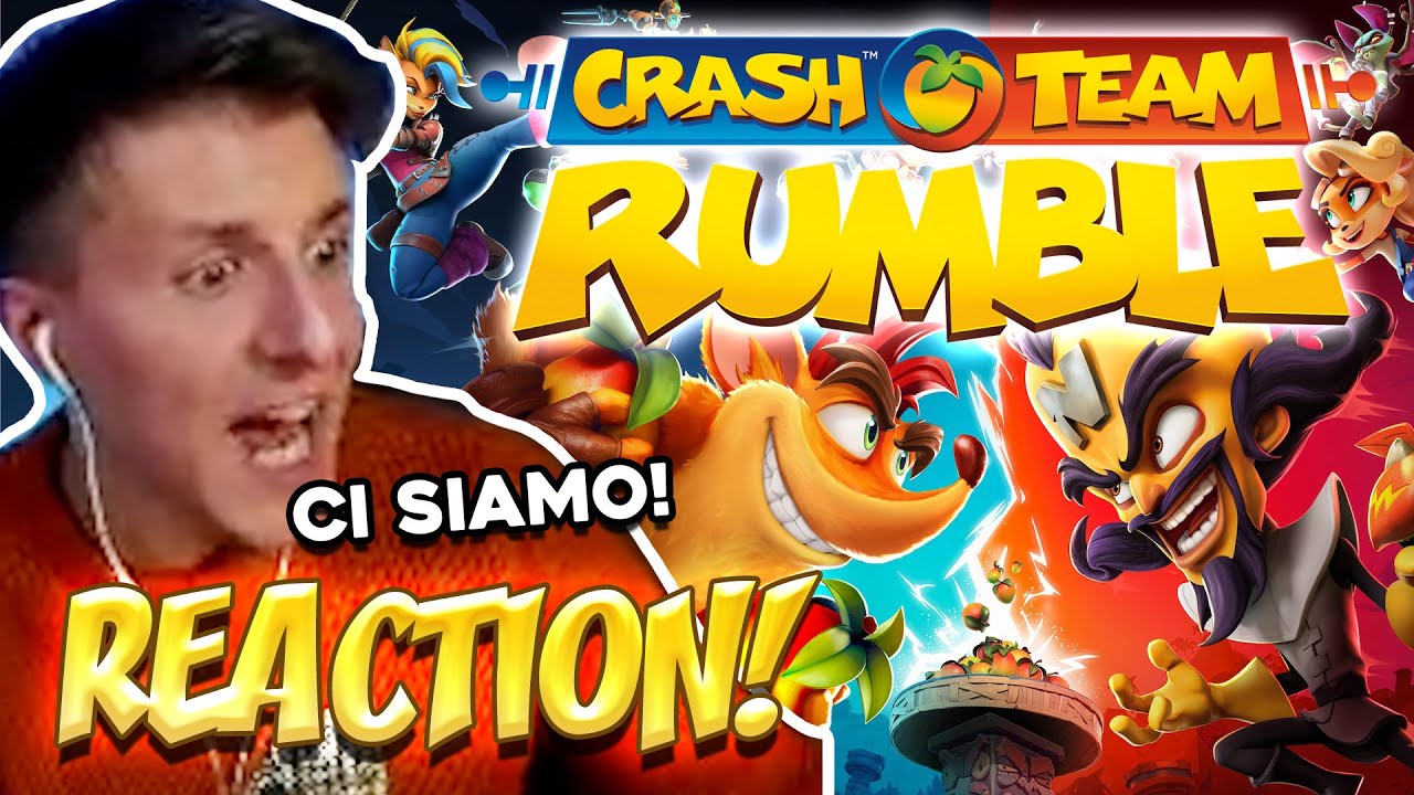Crash Team Rumble REACTION IN DIRETTA!! Analisi e Impressioni a Caldo!