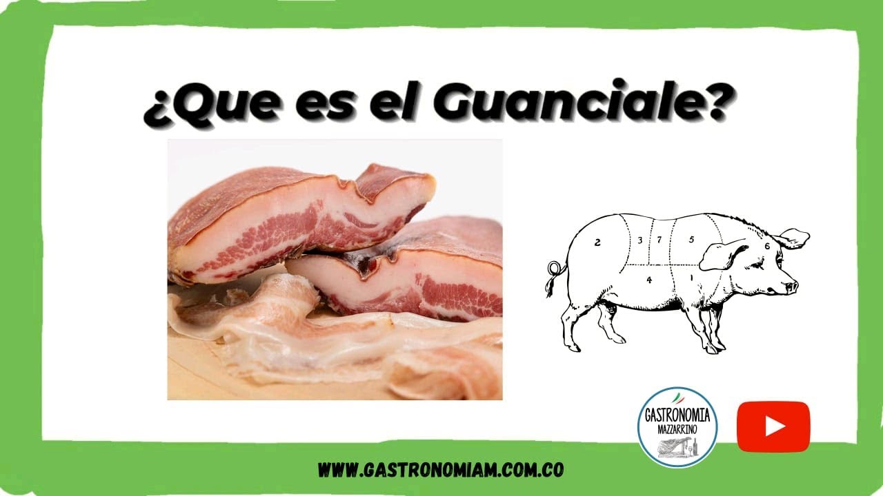 Guanciale 🐖 Que es  🔝
