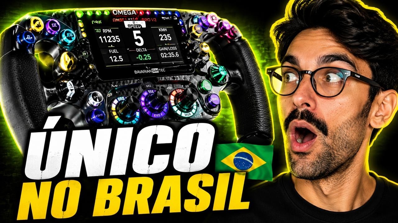 ISSO É REAL?! O Volante Alemão que NINGUÉM MAIS TEM no Brasil! Ômega PRO V2!