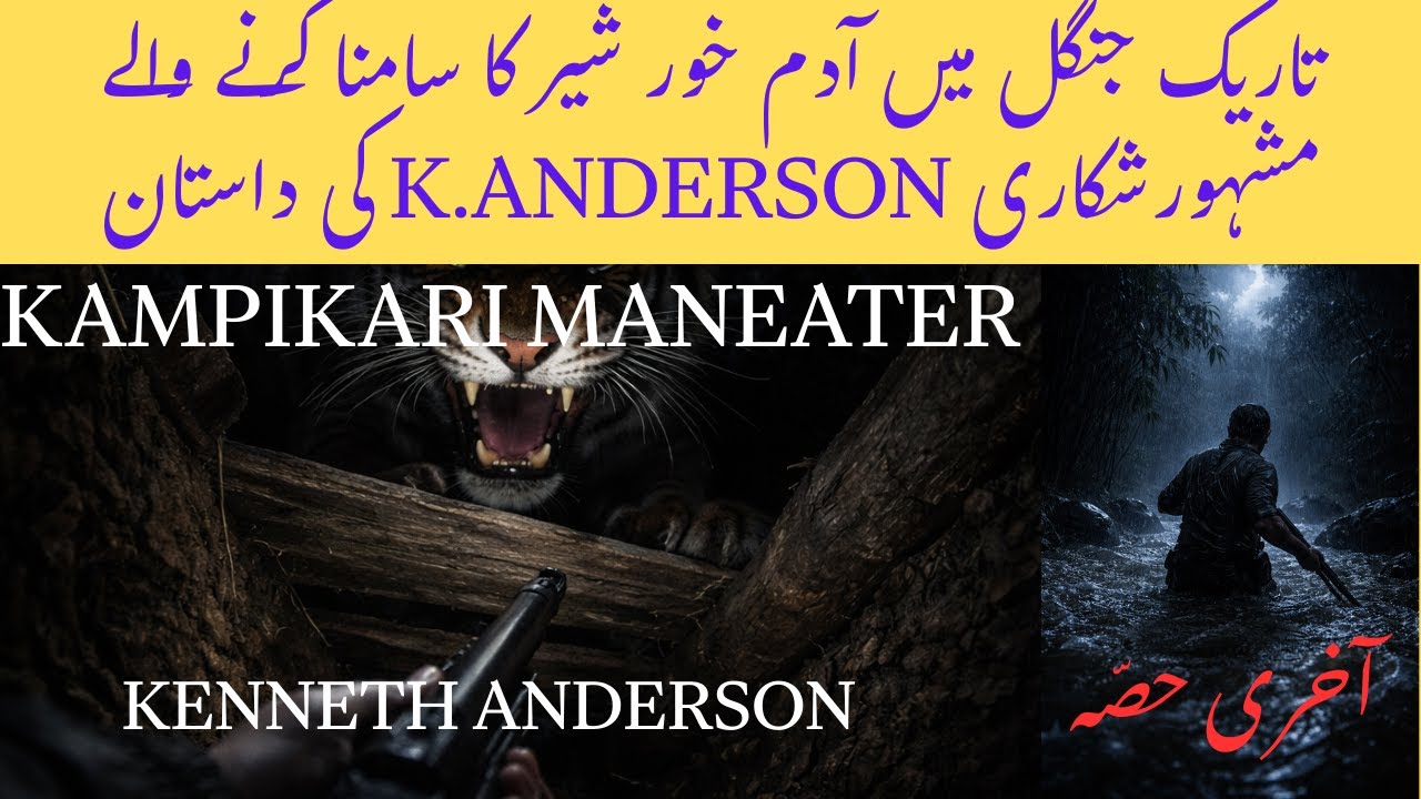 MAN EATER OF KAMPIKARI, KENNETH ANDERSON, HUNTING STORY