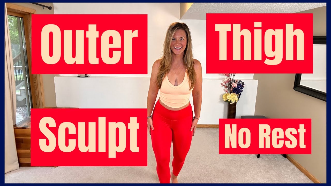 Outer Thigh SCULPT // 10 Minutes // Bodyweight // No Rest At Home Workout // Stabilize Your Hips
