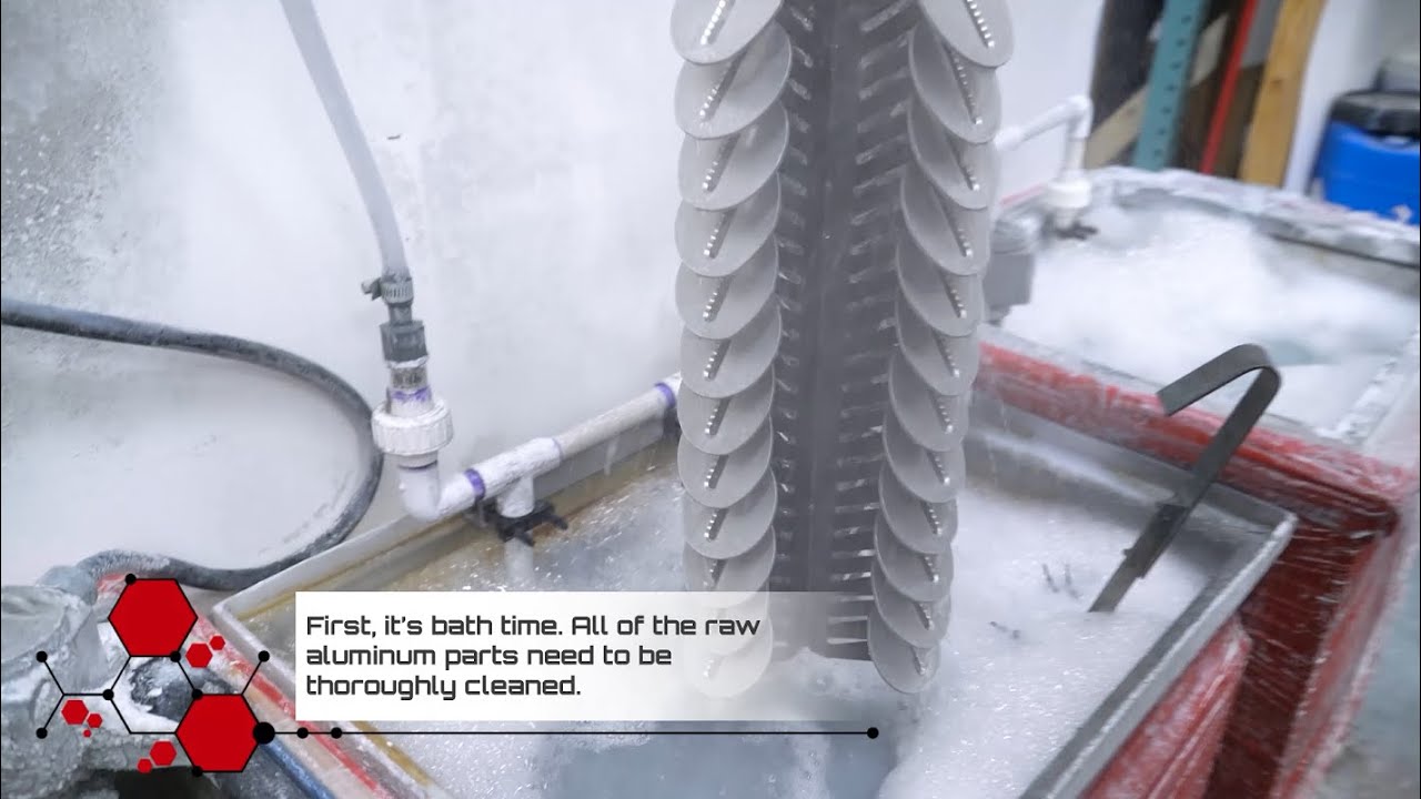 Anodizing at Spark R&D - inside Spark!