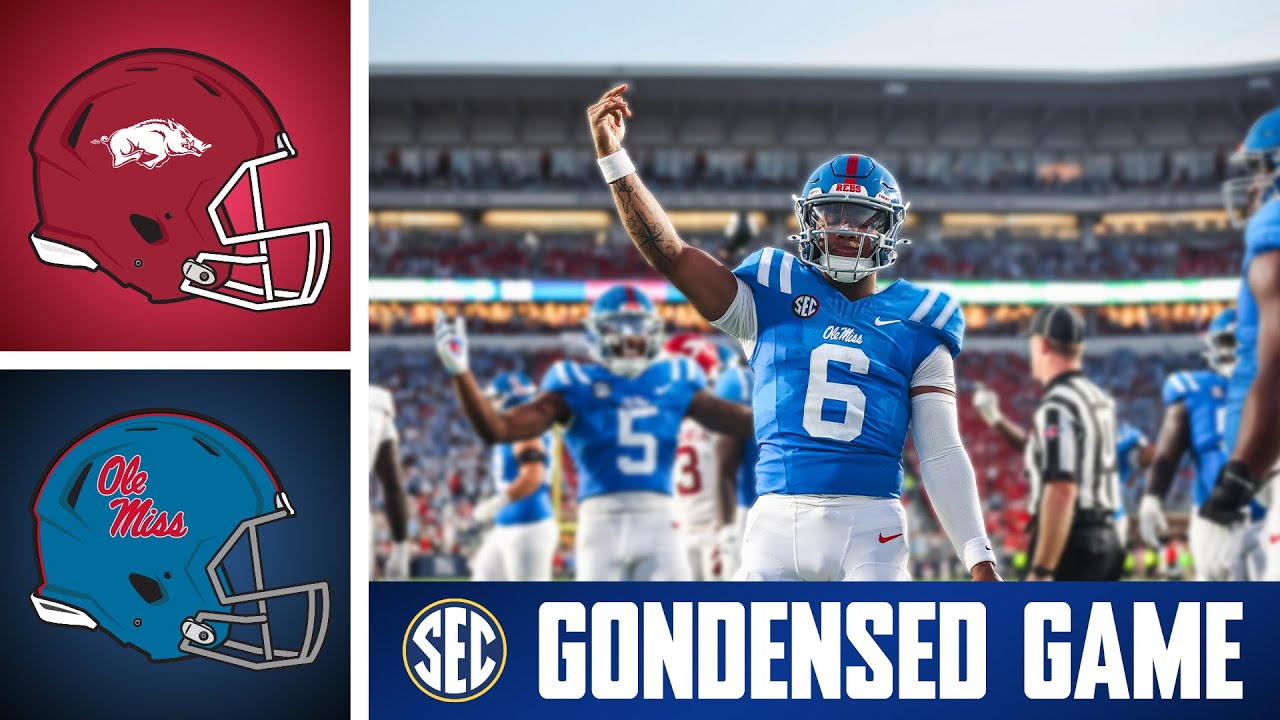 Arkansas Razorbacks at No. 17 Ole Miss Rebels | Condensed Game | 2025 SEC Football