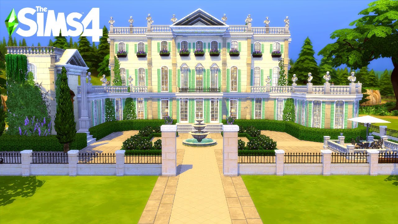FRENCH COUNTRY MANOR | The sims 4 | Speed build | CC links