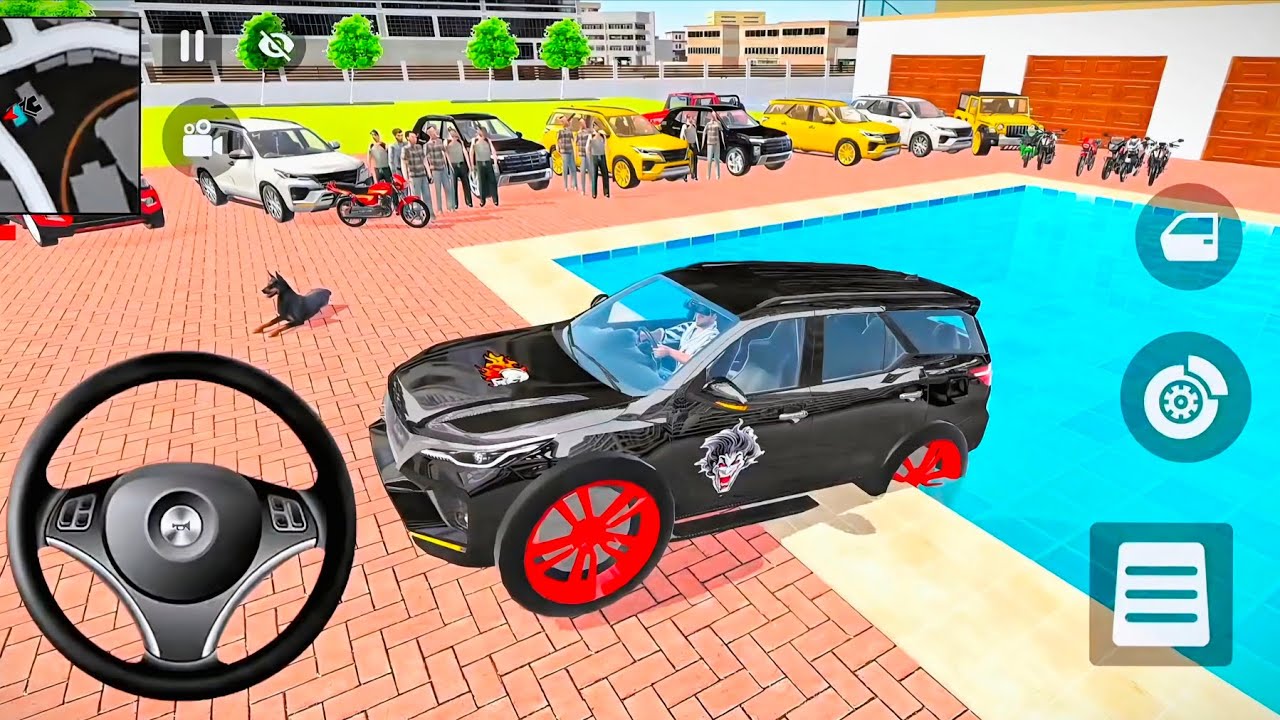 🤩Car Bike Game: Franklin Order In Indian Black Car And drives A Indian Police SUV Game🎯 Must watch