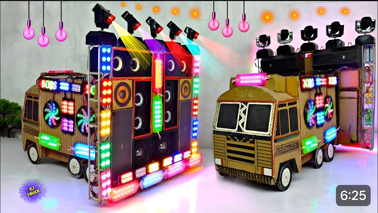 How to make mini dj truck setup at home 😍😍