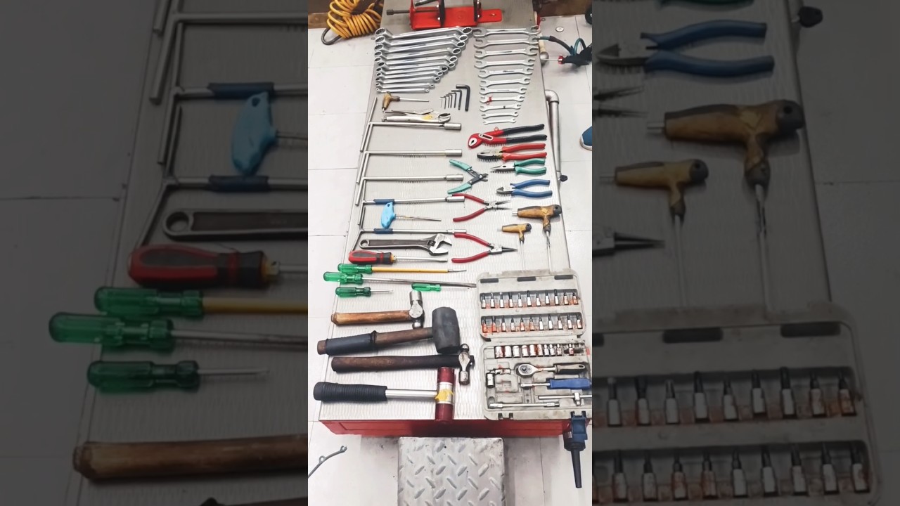 Bike Repairing Kit | Two wheeler garage tools | Manual tools for motor cycle repairing workshop