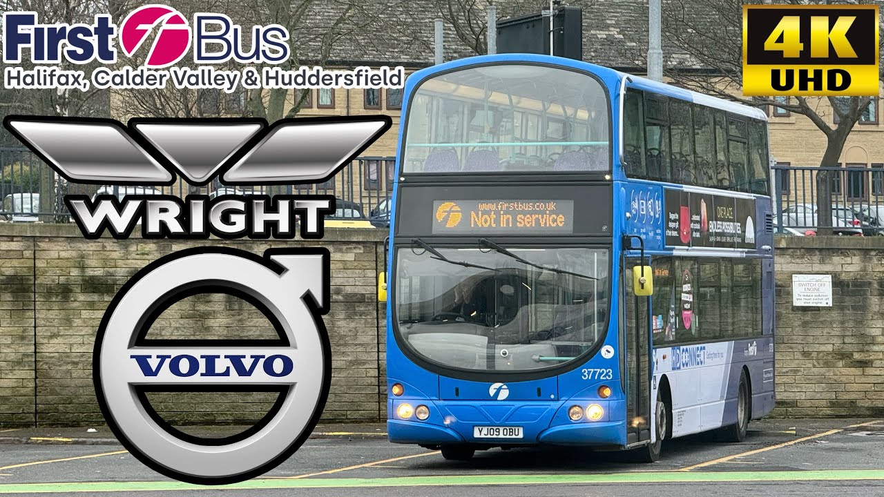 [First Yorkshire : 184 Oldham to Huddersfield, Grotton & Uppermill] Wright Eclipse Gemini Volvo B9TL