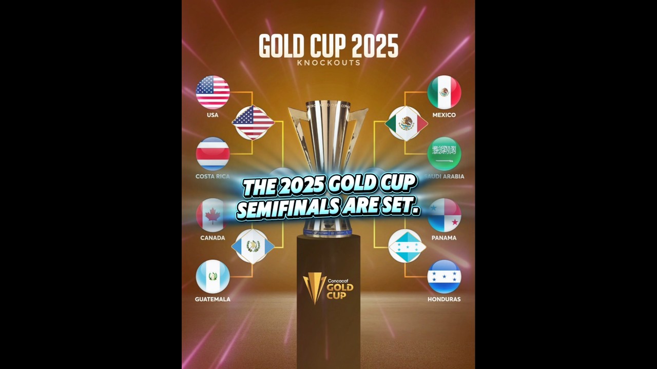 The 2025 Gold Cup Semifinals are SET 😍Which two teams will meet in the Final? #concacaf