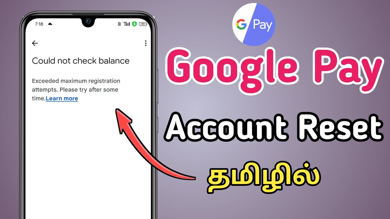 Gpay Exceeded Maximum Registration Attempts in Tamil | Account Blocked Reset Pin | TMM Tamilan