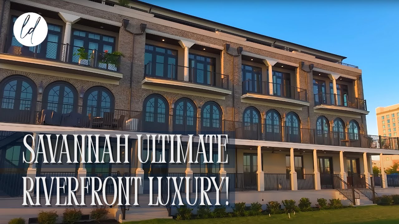 Luxury Riverfront Living in Savannah's Historic District!