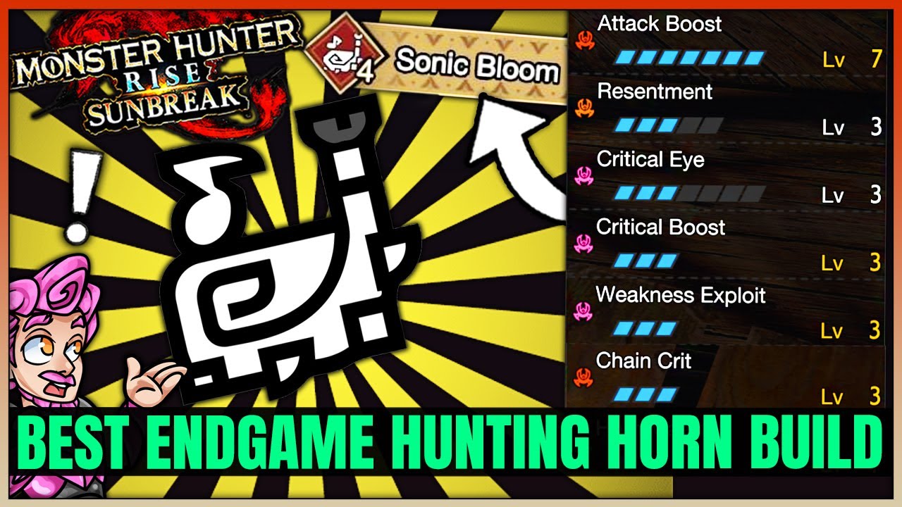 Hunting Horn is INSANE Now - Best Endgame Build & Highest Damage - Monster Hunter Rise Sunbreak!