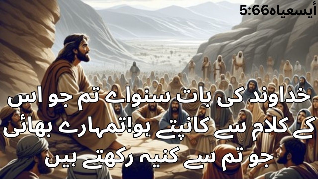 Bible verse about Isaiah 5:66