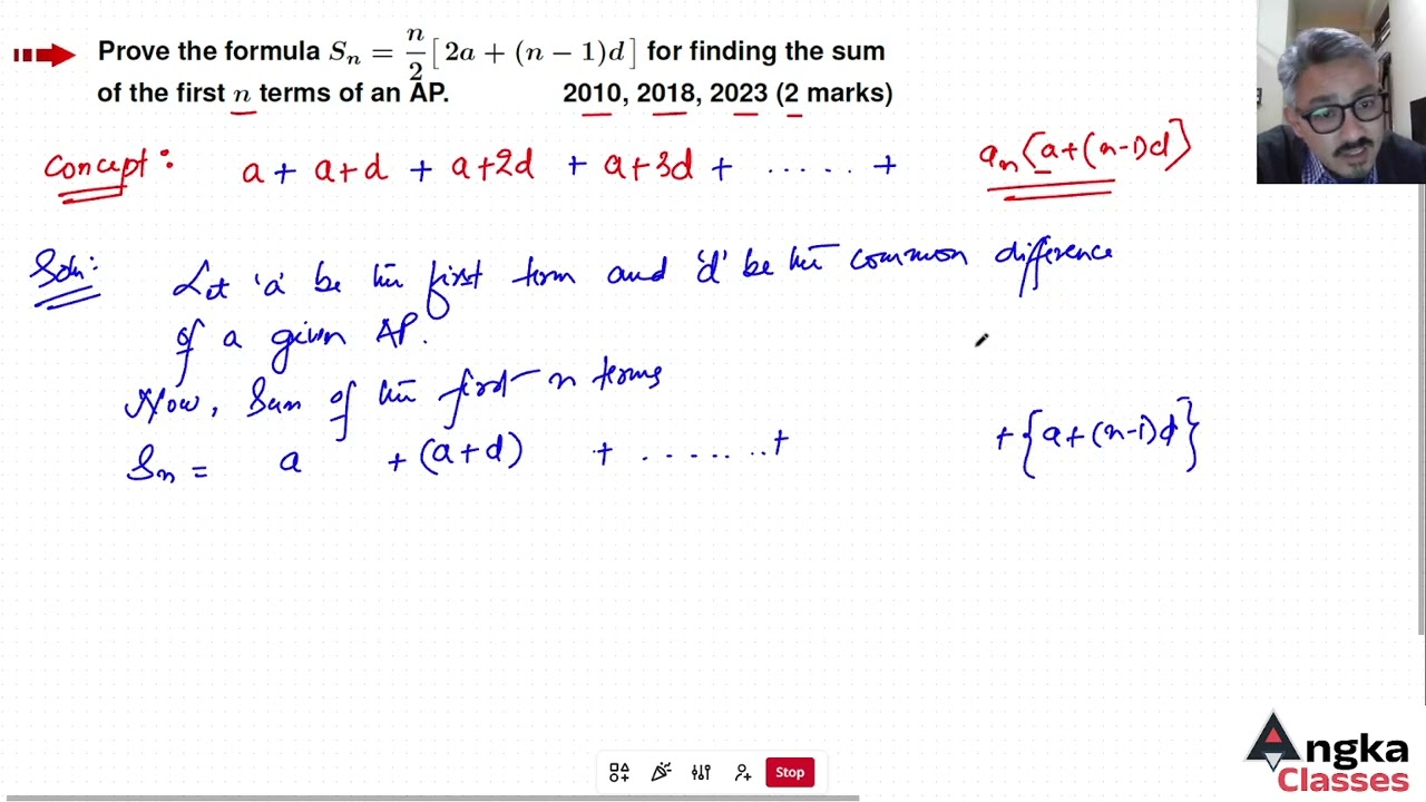 Previous years' questions(2015-2025)BOSEM Class X Chapter- ARITHMETIC PROGRESSION(2 marks) Session 1