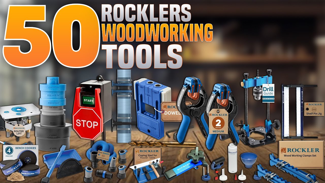 50 Rockler Woodworking Tools on Amazon You Need Right Now!