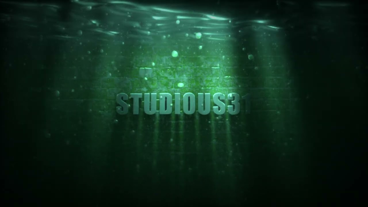 Cinematic Deep Underwater Logo Intro After Effects Template Download 