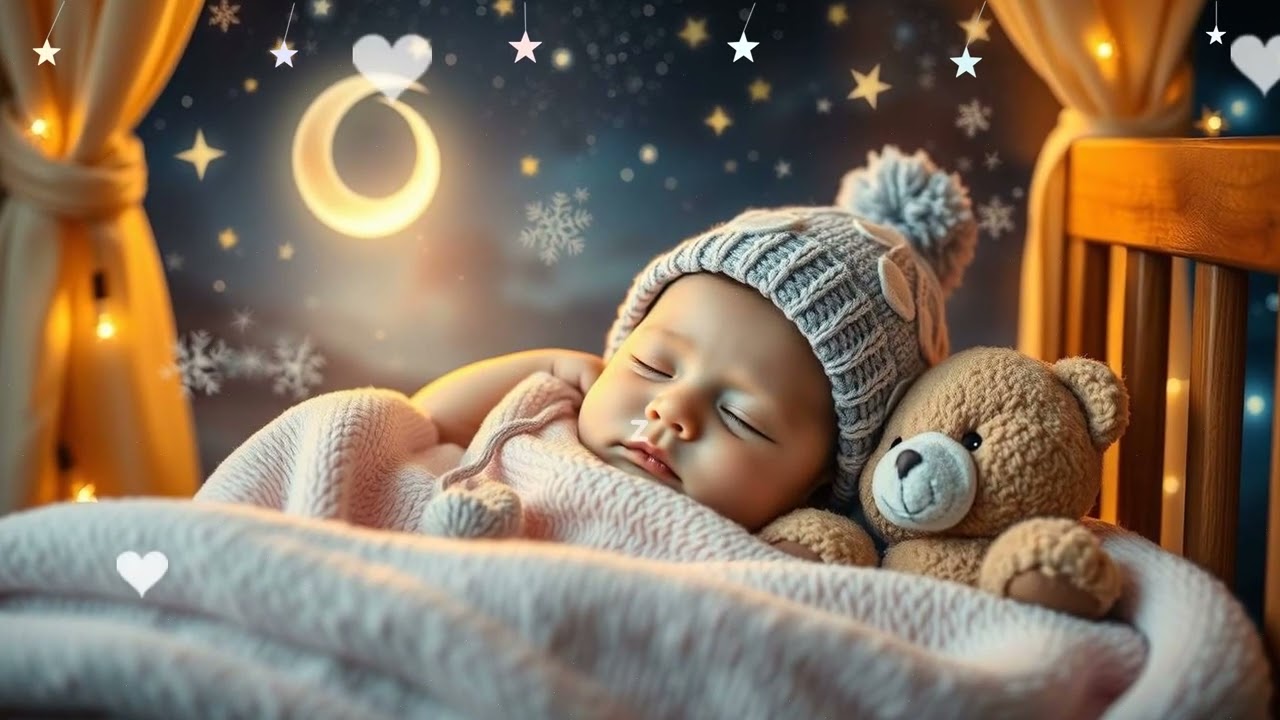 🌧️ Rain on Window 🌙 Baby Sleep Music for Calm Nights ☔