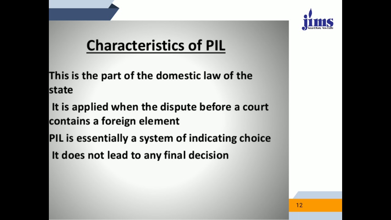 Nature and Scope of Private International Law
