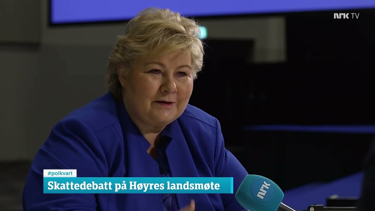 Politisk kvarter 24.03.2023 Erna Solberg