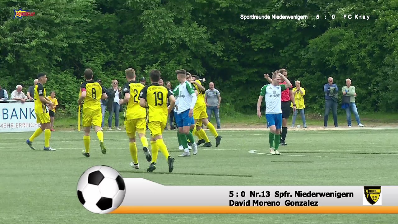 2019 05 26  FV N'rh  Landesliga Gr2 Saison 2018 19 SP33 Sportfreunde Niederwenigern vs  FC Kray