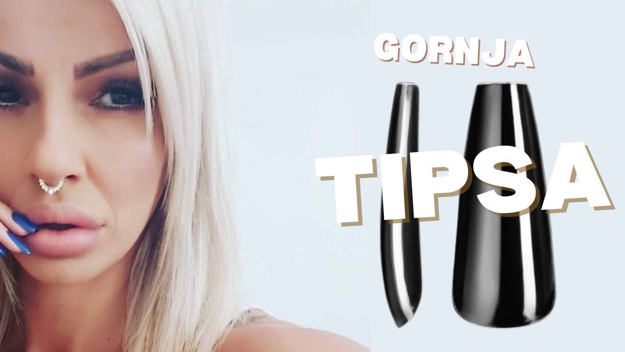 Izlivanje noktiju gornjom tipsom.