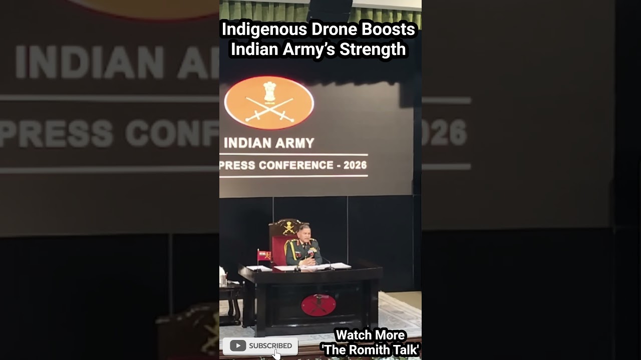 Indigenous Drone Boosts Indian Army’s Strength | Press Conference Army Chief | 