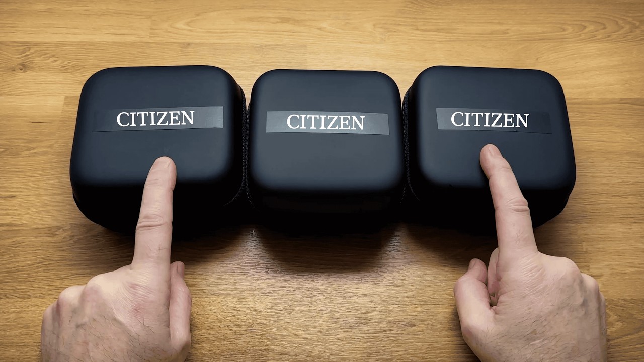Я получил в свои руки три невероятных новых часа Citizen