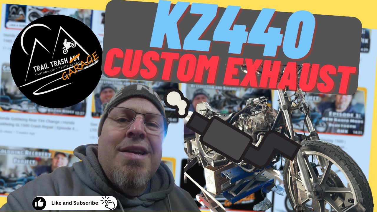 Kawasaki KZ440 Custom Exhaust - High Mount