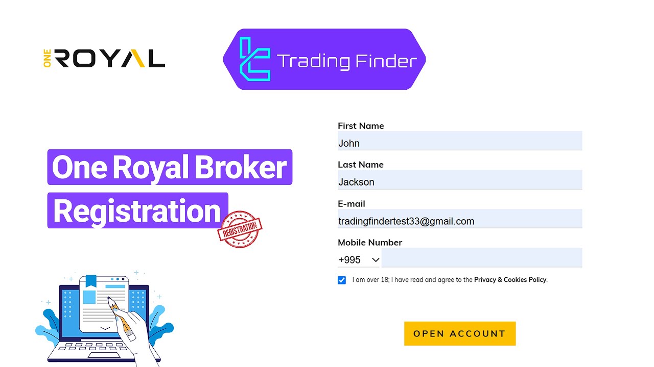 🔹 OneRoyal Registration 2025 - Create an Account in Under 5 Minutes [Tradingfinder]