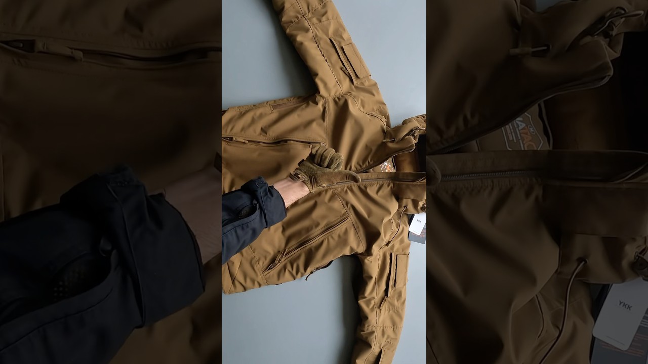 Tactical demi-season jacket UATAC Basic Coyote Membrane Climashield Apex