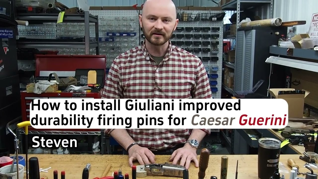 How to install Giuliani Improved Durability Firing Pins for Caesar Guerini