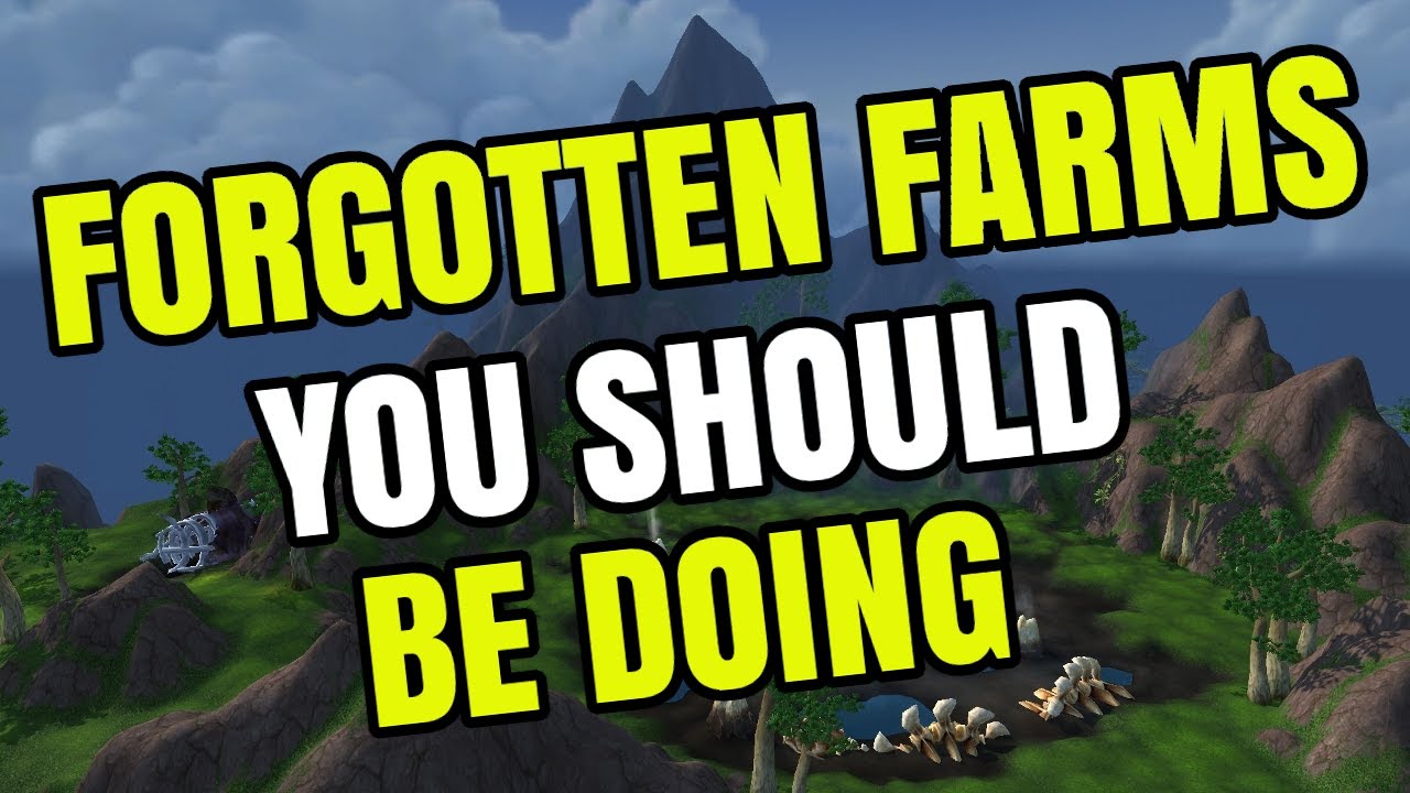 Forgotten Farms You Should Be Doing In WoW | Up To 70k GPH | WoW Gold Guide 9.0