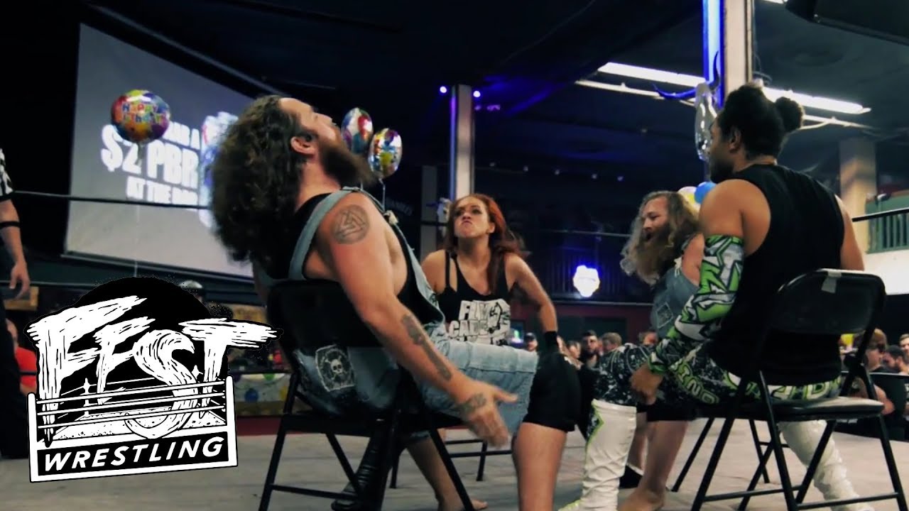 [FULL MATCH] POP CULTURE (Veda Scott & Jason Cade) vs. The Hooligans One Year Anniversary