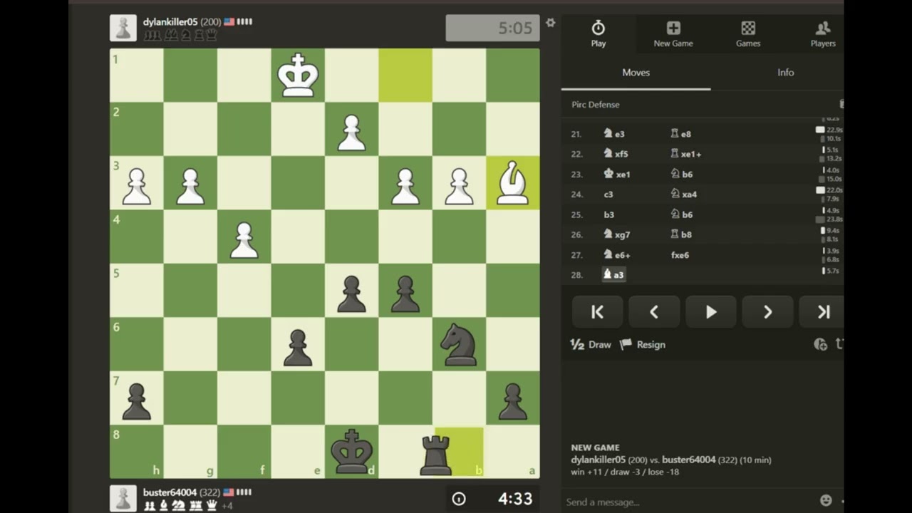 Two Bad Chess Players Play Chess Badly In Bad Game Of Chess