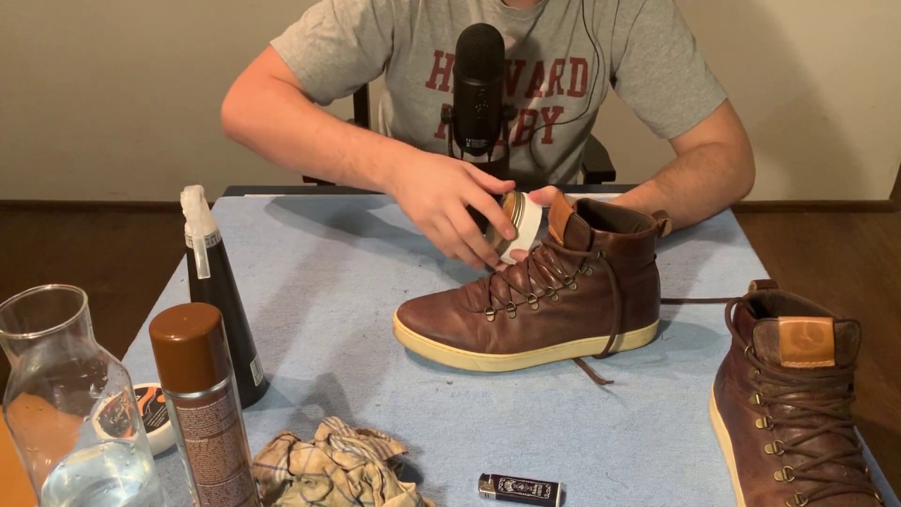 CZ ASMR třetí pár čištění bot, šeptání/ Shoes shine, Whispering, Tapping