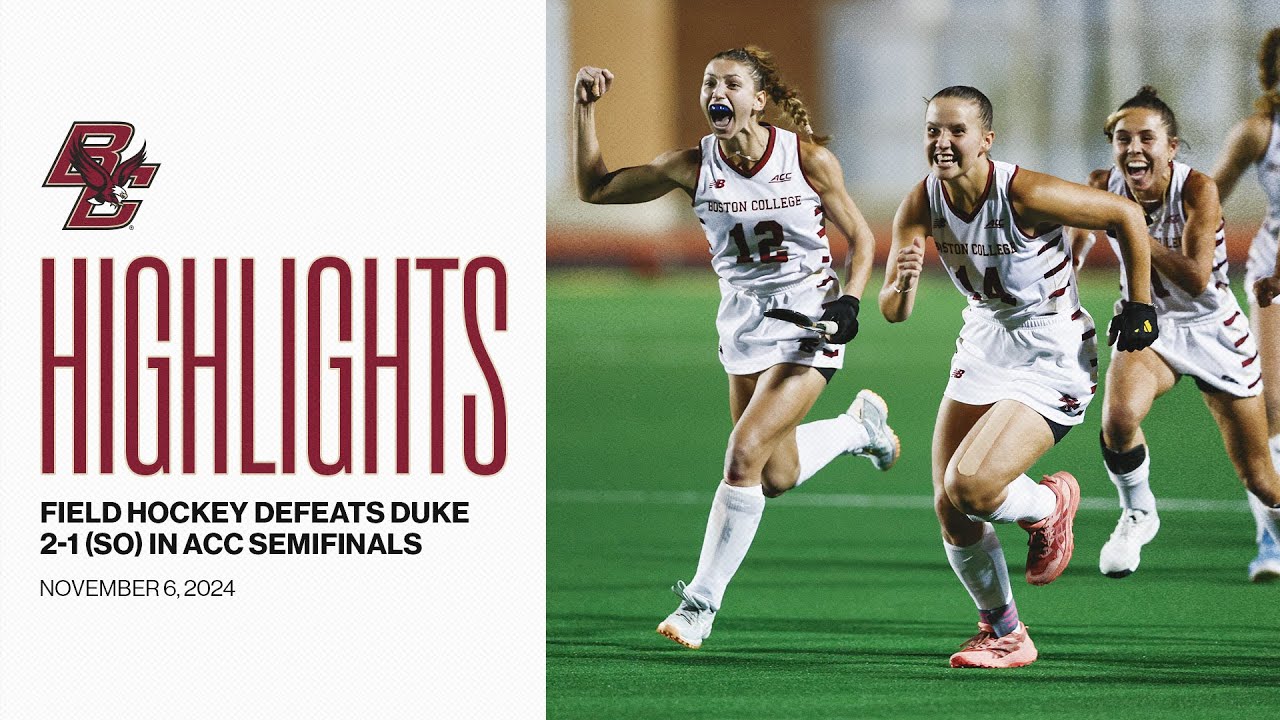 Field Hockey: BC Defeats Duke 2-1 (SO) to Advance to ACC Championship Game (Nov. 6, 2024)