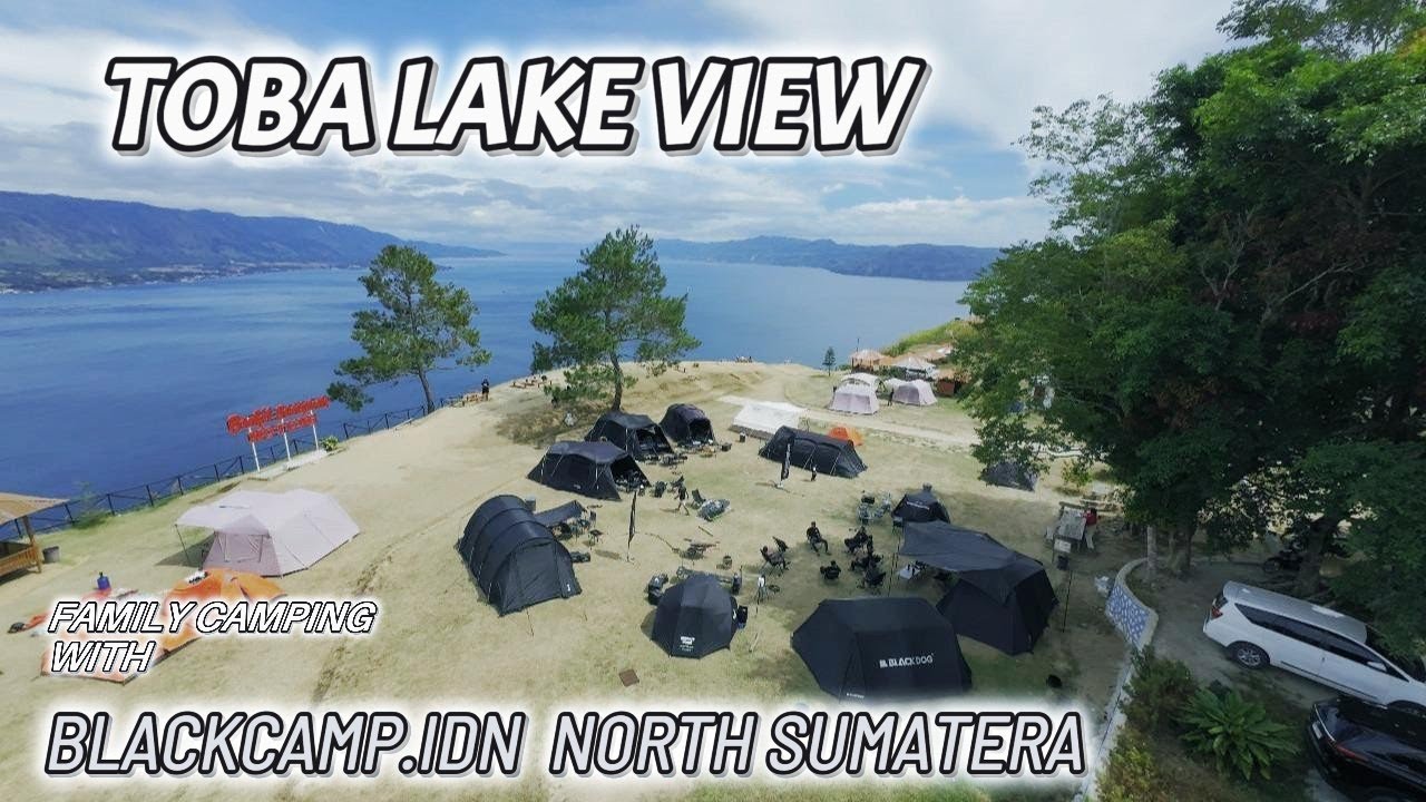 Camping Parapat Bukit Senyum Berlatar Keindahan Alam Danau Toba Danau | Family Camping #alltrek