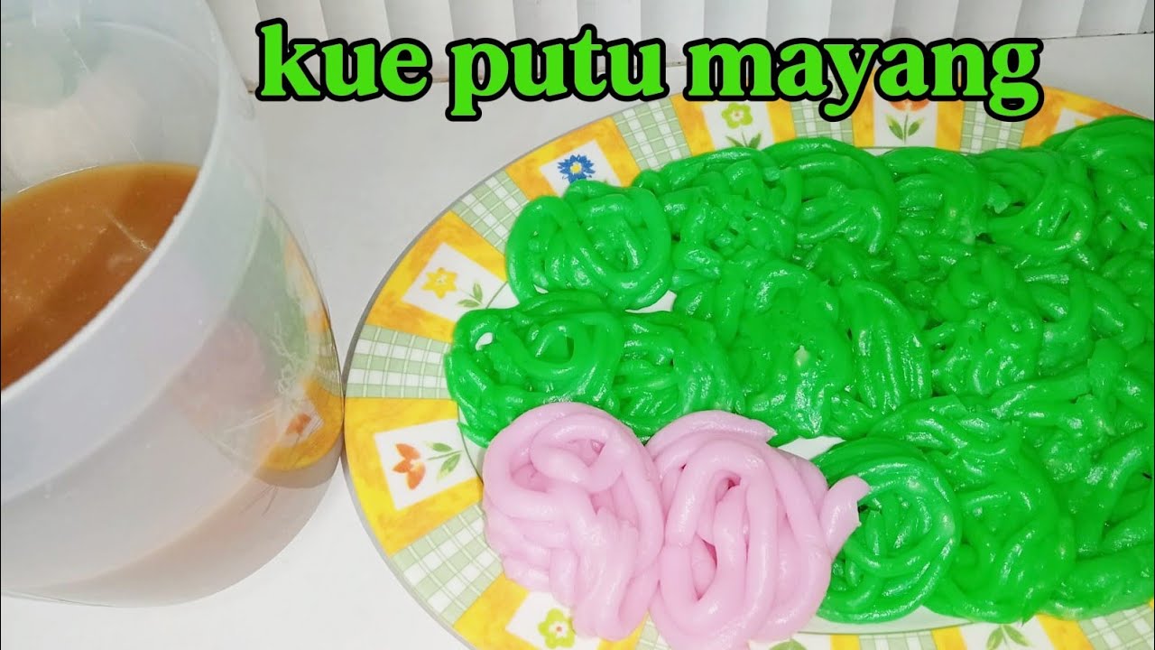 RESEP PUTU MAYANG KUAH KINCA GULA MERAH