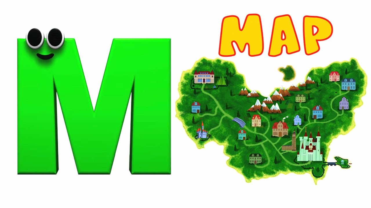 Phonics Letter M, M for Mango and Fun Learning Video for Kids