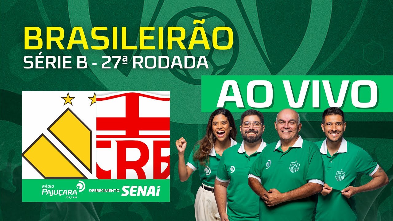 ( AO VIVO ) CRICI&Uacute;MA x CRB - BRASILEIR&Atilde;O S&Eacute;RIE B (21/09/25)