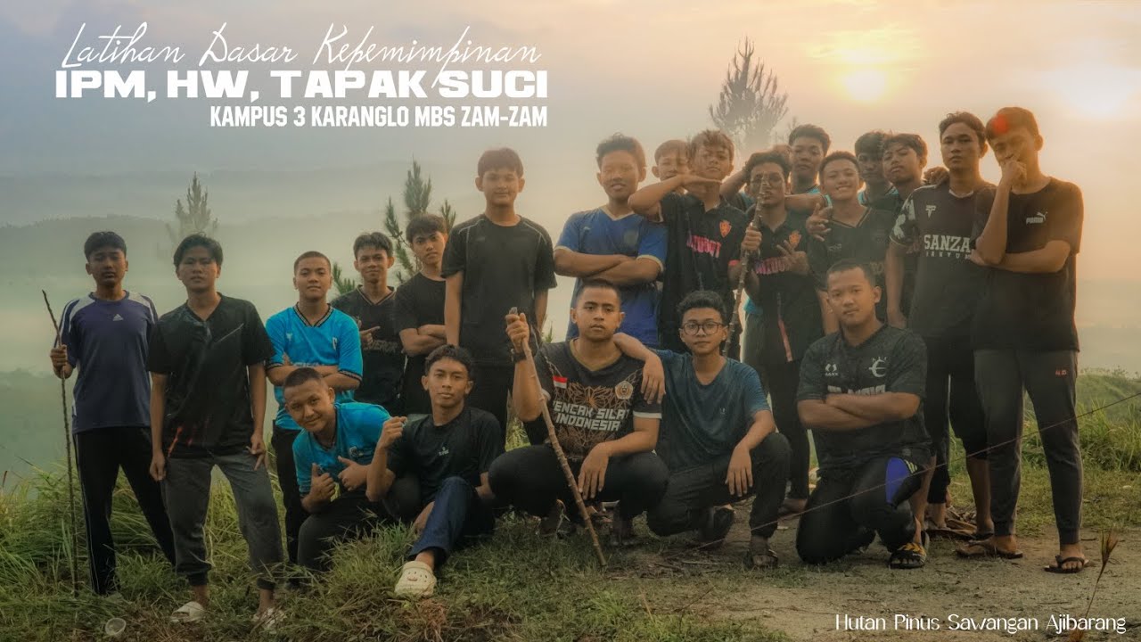 Latihan Dasar Kepemimpinan IPM, HW, dan TS Kampus 3 Karanglo MBS Zam-Zam