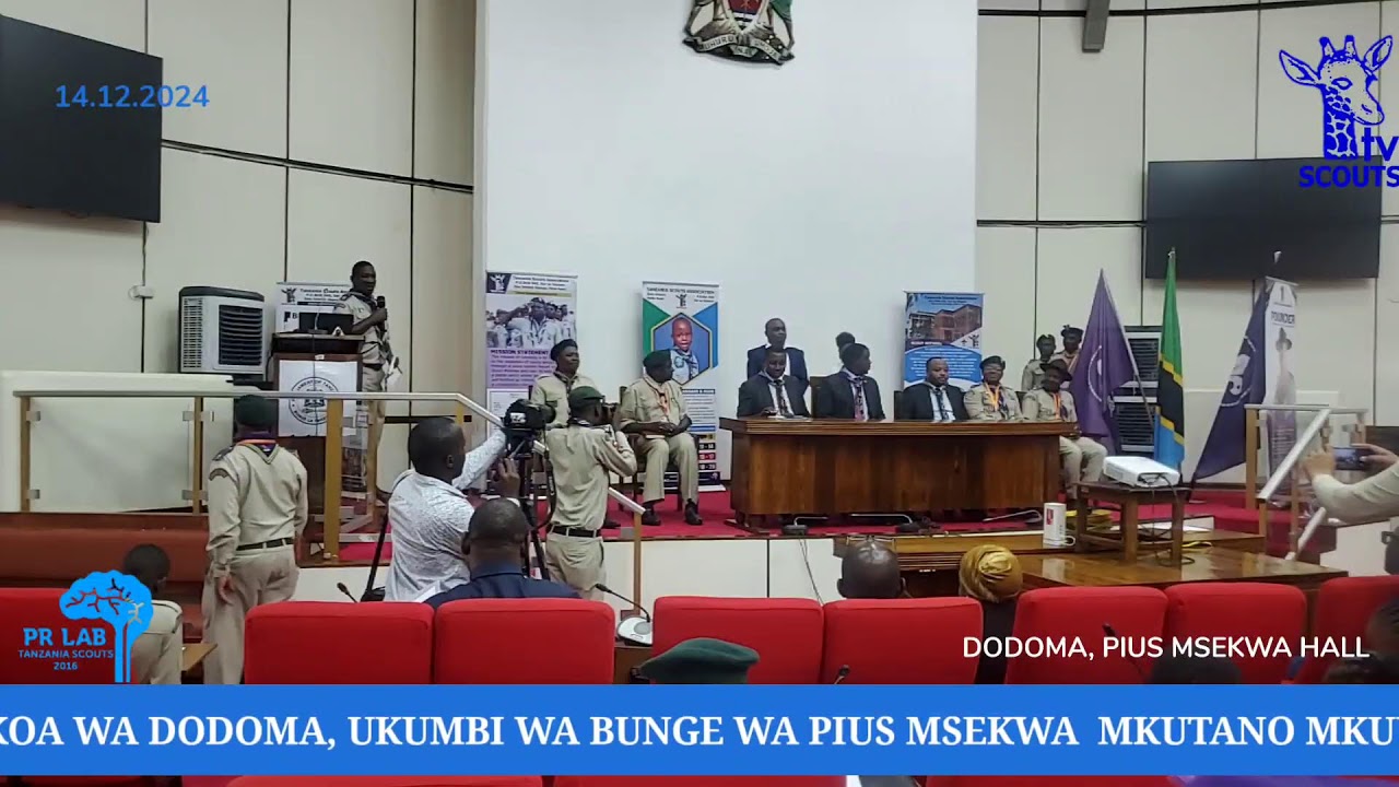 Live streaming of Tanzania Scouts Association
