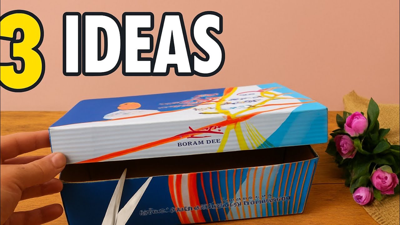 3 Creative Ideas with a Shoebox ✂️📦 | Easy DIY Craft You Must Try! ✨